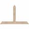 Ekena Millwork Portland Smooth Timber Gable Bracket, Douglas Fir, 60"W x 40"H x 3 1/2"D x 5 1/2"F, 16/12 Pitch GBW060X40X0406POR00SDF - alternate 1